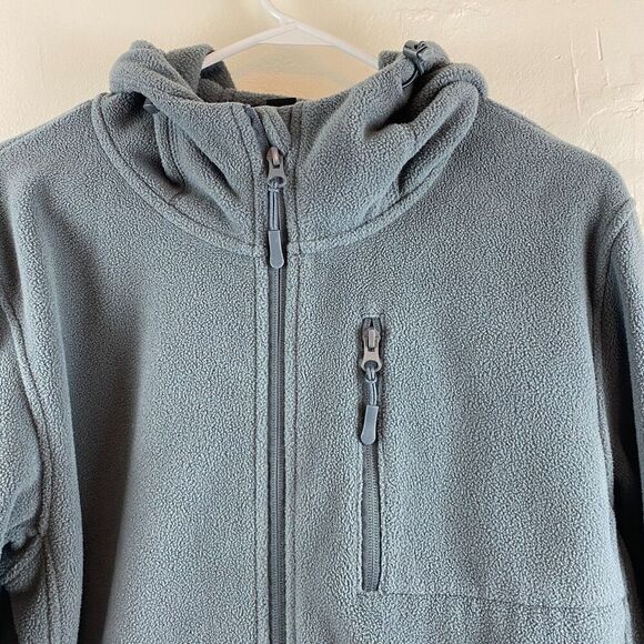 BAERSkin Tactical Supply Co. Fleece Jacket Men's Medium Gray Hoodie Long Sleeve - Picture 3 of 11